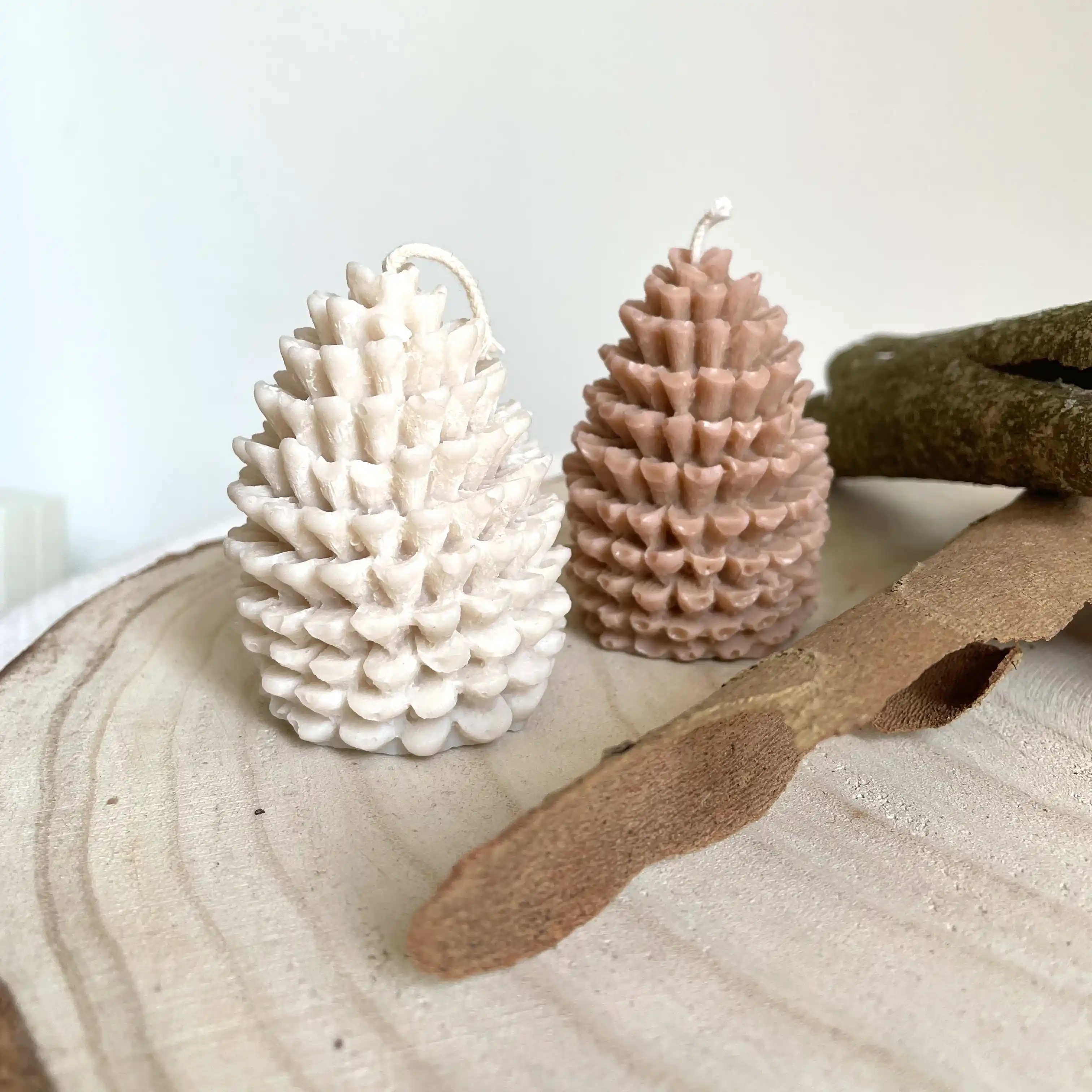Pine Cone Candle