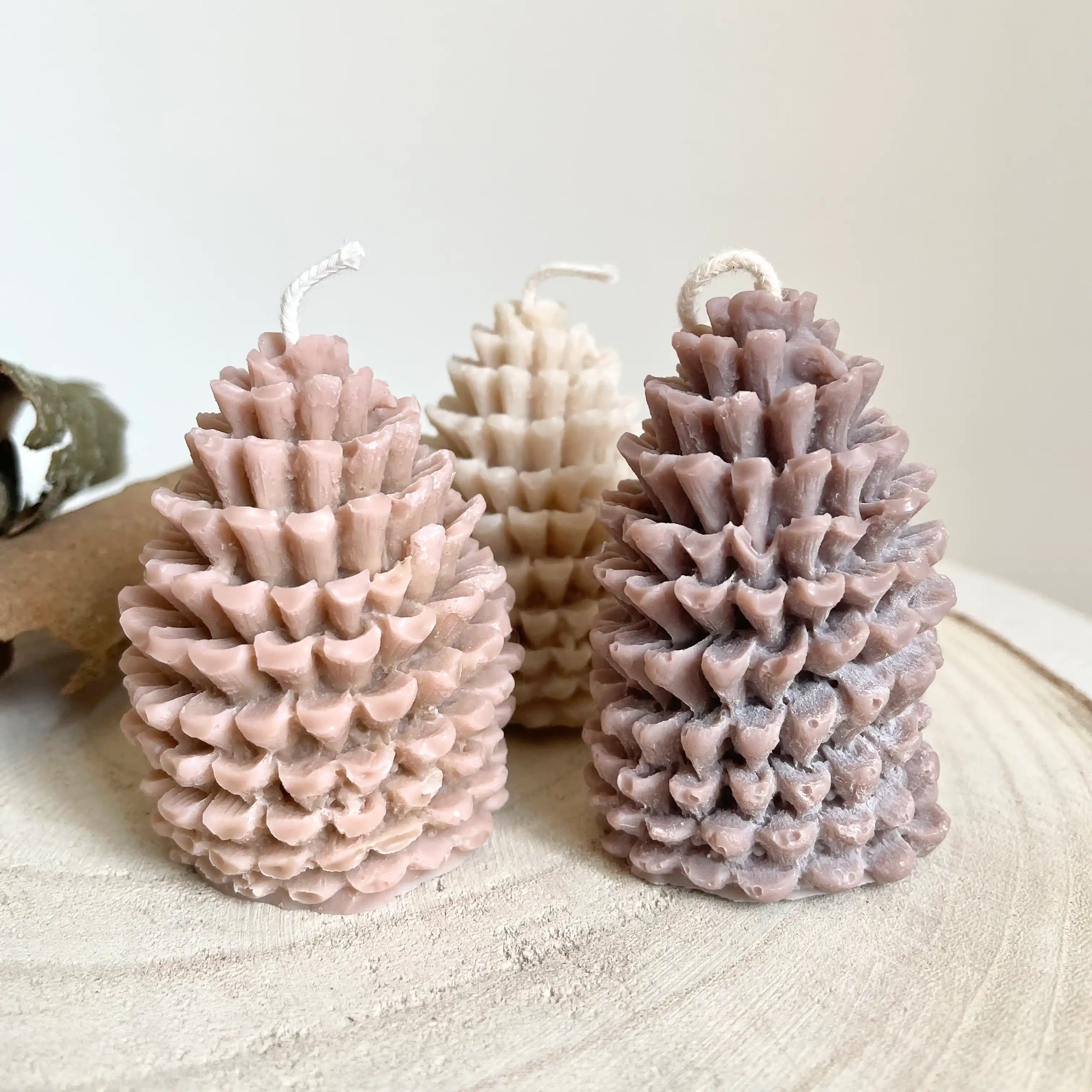 Pine Cone Candle